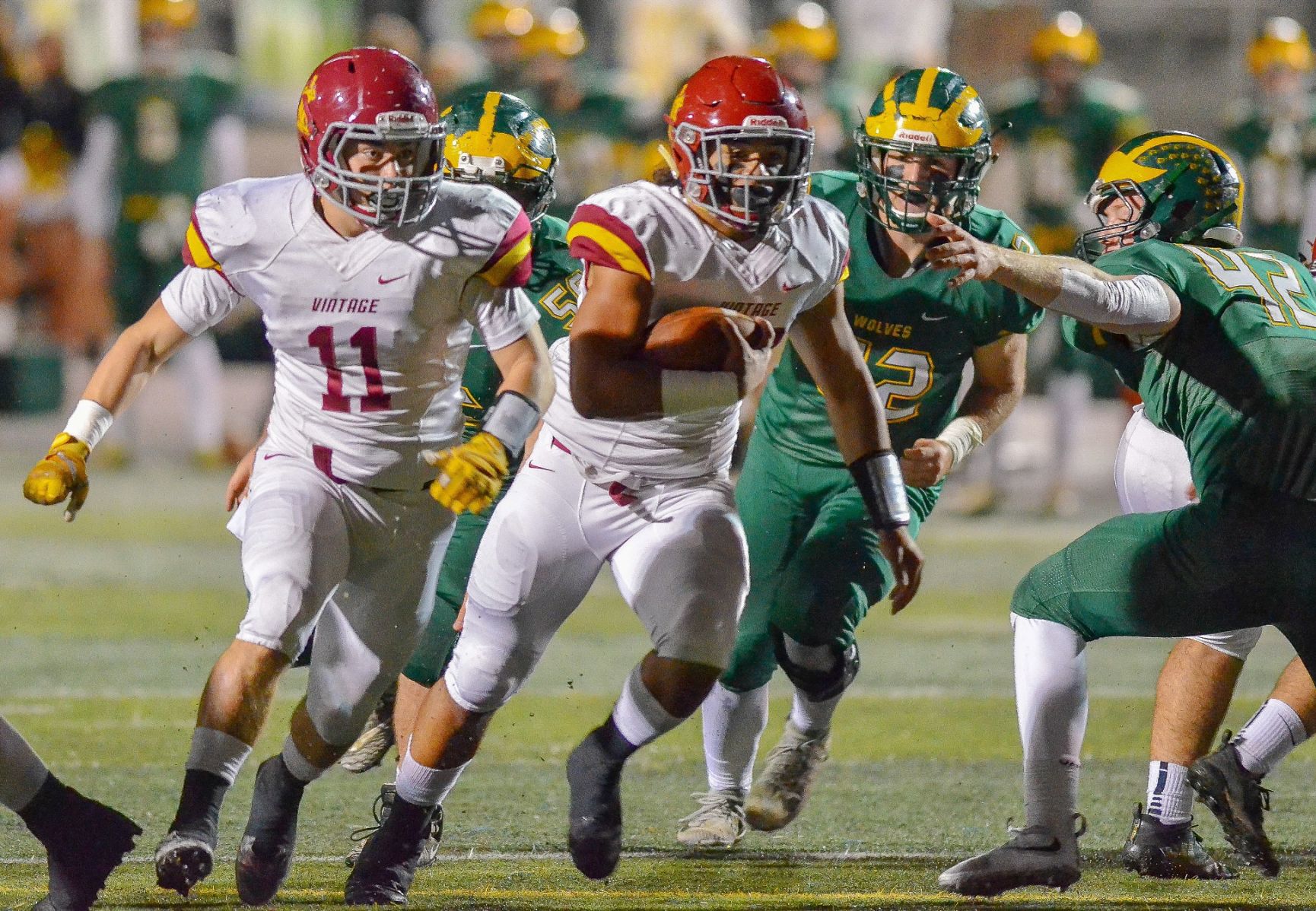 Vintage football at San Ramon Valley